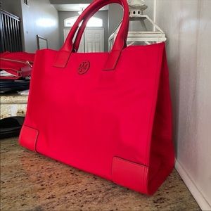 New Tory Burch large Ella nylon tote